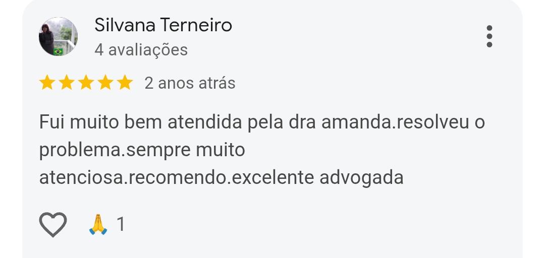 Avaliação de Silvana Terneiro