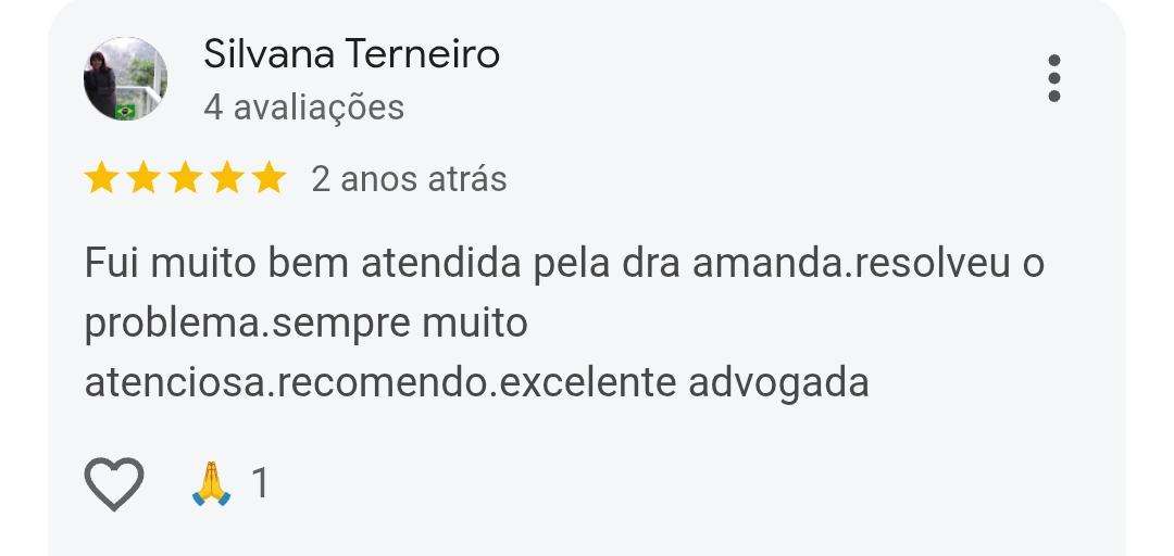 Avaliação de Silvana Terneiro